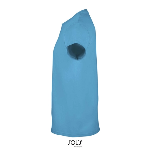 image du produit T-shirt homme col rond, 100% coton semi-peigné ringspun