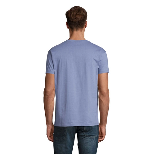 image du produit T-shirt homme col rond, 100% coton semi-peigné ringspun