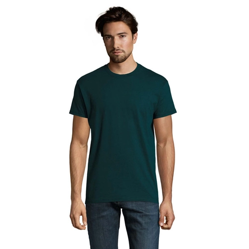 image du produit T-shirt homme col rond, 100% coton semi-peigné ringspun