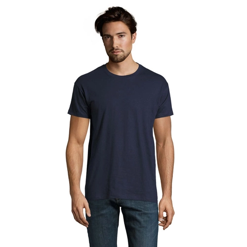 image du produit T-shirt homme col rond, 100% coton semi-peigné ringspun