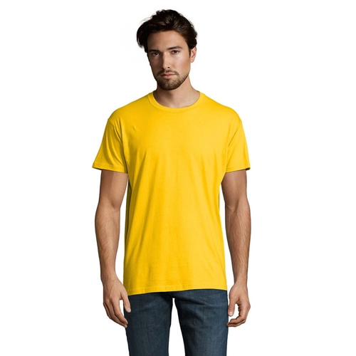 image du produit T-shirt homme col rond, 100% coton semi-peigné ringspun
