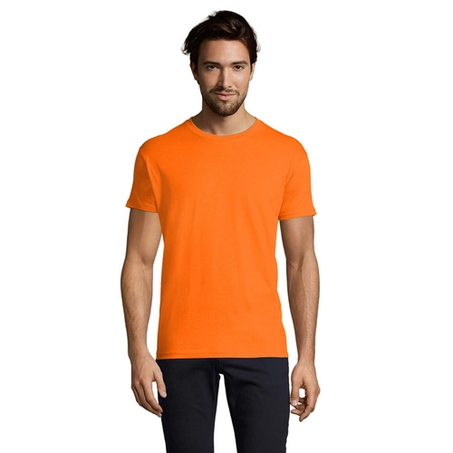 image du produit T-shirt homme col rond, 100% coton semi-peigné ringspun