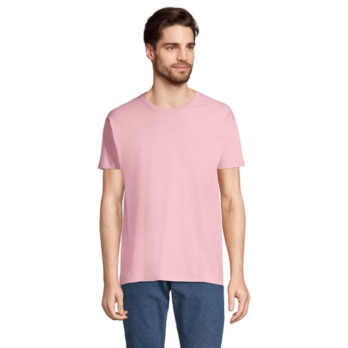 image du produit T-shirt homme col rond, 100% coton semi-peigné ringspun
