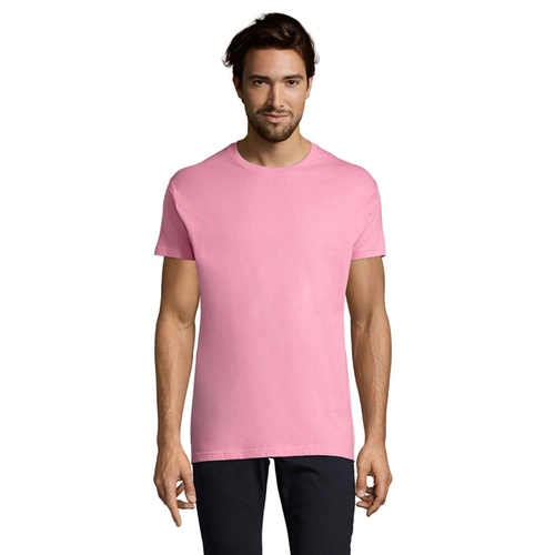 image du produit T-shirt homme col rond, 100% coton semi-peigné ringspun