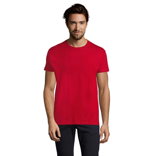 image du produit T-shirt homme col rond, 100% coton semi-peigné ringspun