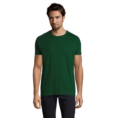 image du produit T-shirt homme col rond, 100% coton semi-peigné ringspun