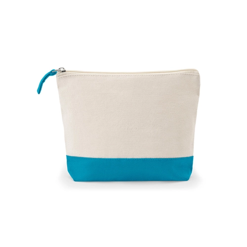 image du produit Trousse à cosmétiques 100 % coton (340 g/m²) bicolore