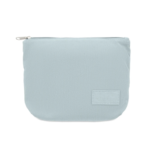 image du produit Trousse à cosmétiques en velours côtelé de polyester avec doublure en polyester