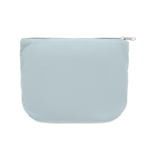 image du produit Trousse à cosmétiques en velours côtelé de polyester avec doublure en polyester