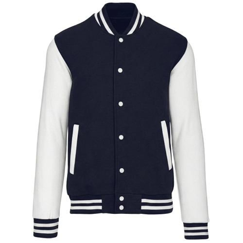 image du produit Veste TEDDY - 7 boutons pression blanc - fabrication europe