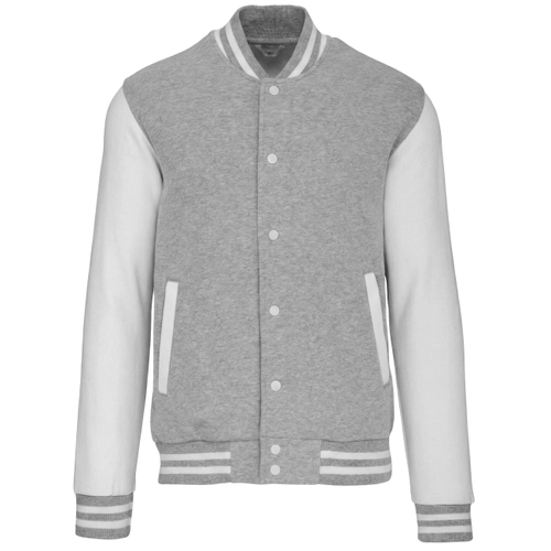 image du produit Veste TEDDY - 7 boutons pression blanc - fabrication europe